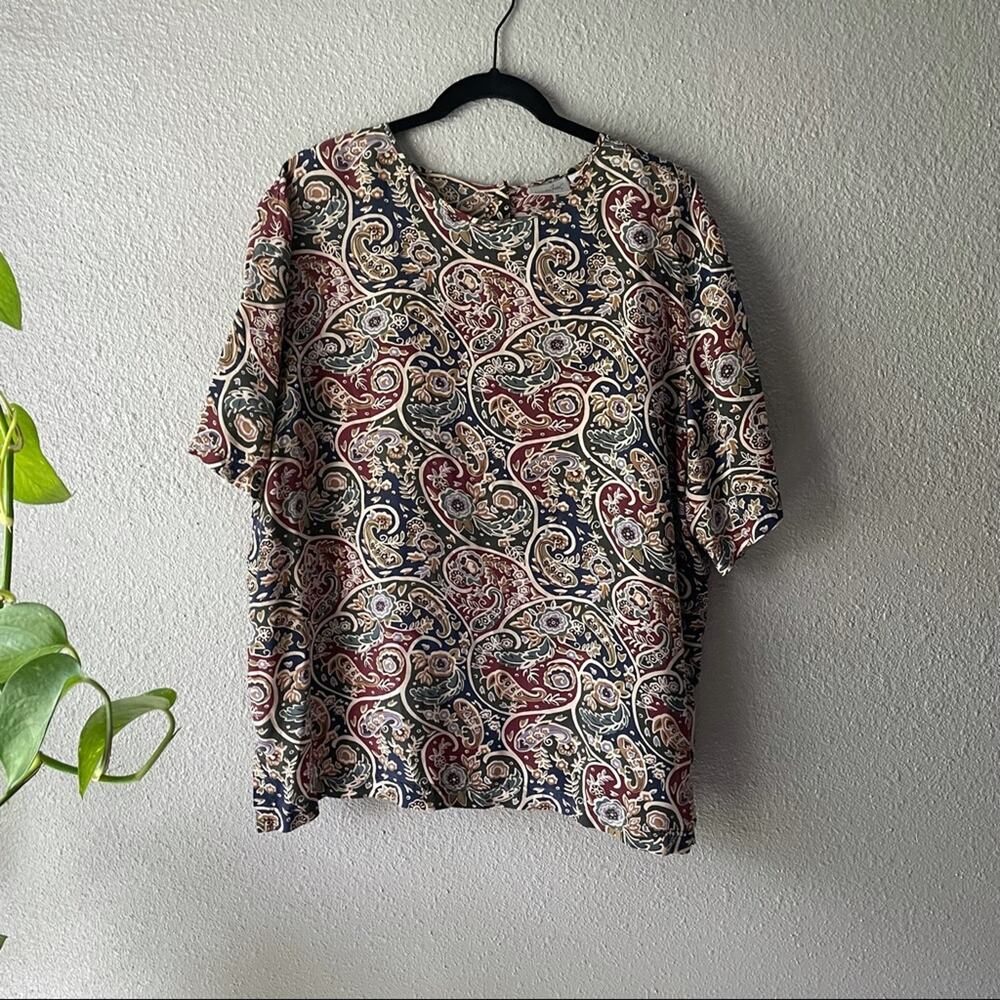 Vintage Paisley Top - 80s or 90s Y2k